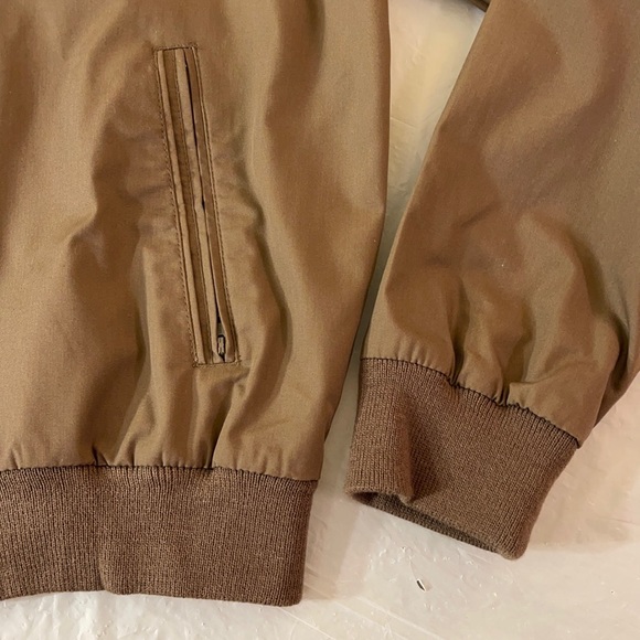 David Taylor Brown Zip Up Light Bomber Jacket M - Picture 4 of 11